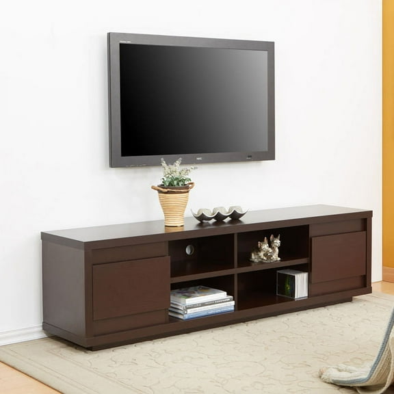 Janzi Walnut 70" Entertainment TV Console