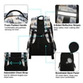 thumbnail image 4 of FORMRS Unisex Backpack Elementary School Travel Bookbag with Reflective Stripes, Snowy Winter, 4 of 7