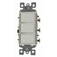 thumbnail image 1 of Interruptor electrónico Leviton Decora Three Rocker 15A 120V, 1 of 1