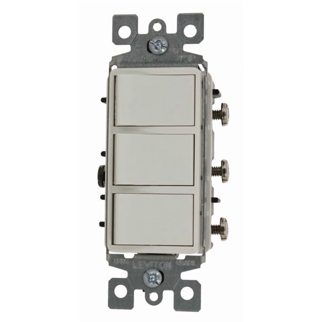 Interruptor electrónico Leviton Decora Three Rocker 15A 120V