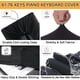 thumbnail image 4 of Funda protectora para teclado de piano CHAO negra 88 teclas, 4 of 5