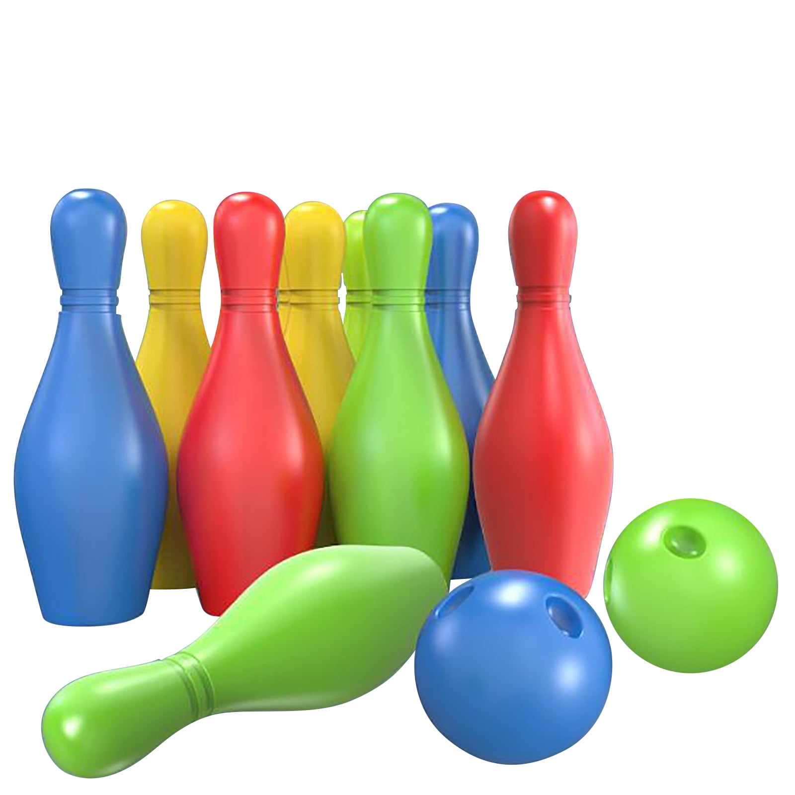 XUYAN Children's Bowling Game, 12-Piece Bowling Set for Boys and Girls, Outdoor Sports Ball Parent-Child Interactive Games, Indoor and Outdoor Toys for Toddler 3 4 5 6 7 8+ Year Old