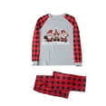 thumbnail image 4 of MASRIN Matching Pjs For Family Christmas Pajamas for Family Pjs Matching Set Family Christmas Pajamas Soft Xmas Pajamas Matching Sets Top Pants Christmas Hat Pjs, 4 of 6