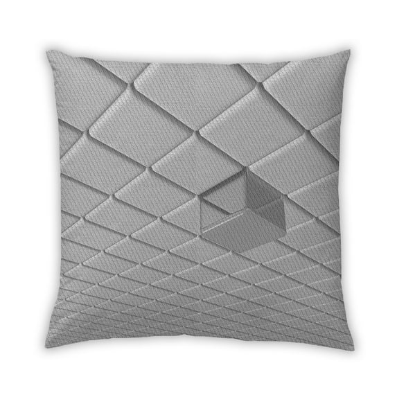 Ahgly Company Outdoor Square Contemporary Throw Pillow, 18 inch by 18 inch