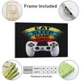 thumbnail image 2 of Game Gamer Gaming Games Console Canvas Prints Wall Art，Winter Scene Decor Wooden Framed for Living Room Bedroom Office 18×12 inch, 2 of 8