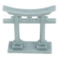 thumbnail image 3 of Porte Torii Japonaise Simulée Miniature Torii Microlandscape Torii Accessoire, 3 of 5