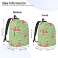 thumbnail image 2 of Easygdp Cute Poodle Dog for Durable Canvas Laptop Backpack - Adjustable Shoulder Strap, Large Capacity, Fits 15-17in Laptops, for School, Work, Travel-Small, 2 of 5