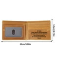 thumbnail image 2 of Herrnalise Mom Son Wallet - Engraved Leather Men Wallet- RFID Wallet Valentine's Day Gift For Husband Boyfriend - Christmas Birthday Gift For Son From Mom And Dad, 2 of 8