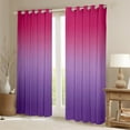thumbnail image 2 of Erosebridal Hot Pink and Purple Curtains for Bedroom,Rainbow Ombre Blackout Curtains Aesthetic Living Room Decor,Gradient Colorful Curtains & Drapes Abstract Window Curtain, 2 of 6