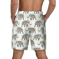 thumbnail image 4 of Goofa Indian Elephant Printed Men's Swim Trunks Board Shorts Quick Dry Mens Swimming Trunks with Compression Liner,Breathable Fit Hawaii Beach Shorts-Large, 4 of 9