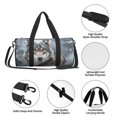thumbnail image 4 of Easygdp Majestic Snowy Wolf Bolsa de Viaje, Bolsa de Mano, Bolsa de Gimnasio, Bolsa de Equipaje para Viaje, 4 of 6