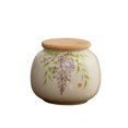 thumbnail image 1 of Hand-painted Tea Canister Household Ceramic Storage Container Small Portable Tea Tin, 1 of 7
