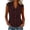 Deep Red, variant on Womens Summer Tops Women Sleeveless Top Blouse Solid V Neck Casual T ank Shirt Loose Tops Shirts For Women Workout Tops For Women, Size S-2XL