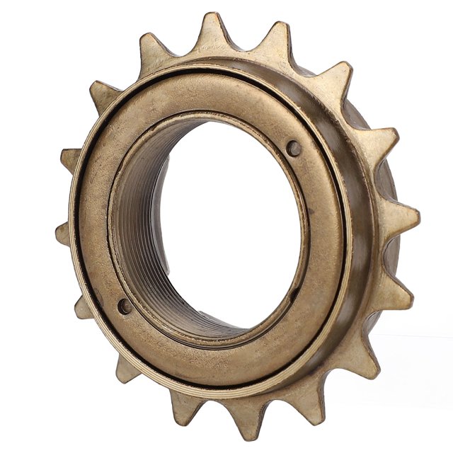 Single Speed Bike Freewheel, 16T 18T Carbon Steel Threaded Universal One Speed Bicycle for Freehub Replacement Parts