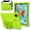 Green, variant on TECH CIRCLE Cute Butterfly Case for Samsung Galaxy Tab A9 (2023) & Galaxy Tab A7 Lite (2021) & Galaxy Tab A 8.0 (2019) Tablets - Portable Lightweight Case with Shoulder Strap / Stand Features, Rose
