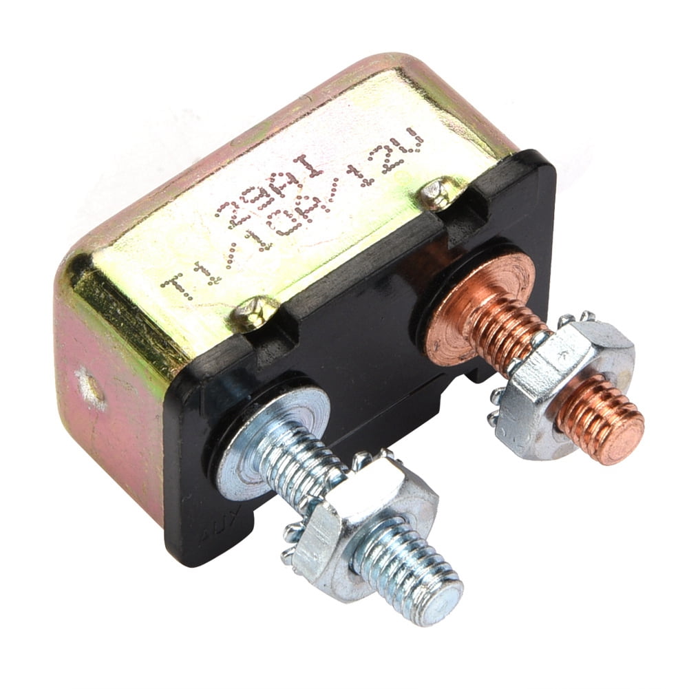 Kritne Auto Marine 12/24V Universal Automatic Fuse Reset Circuit Breaker with Metal Cover