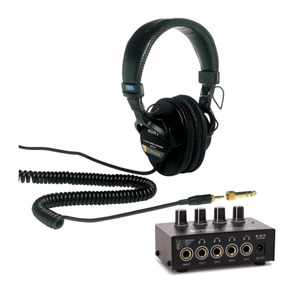 Auriculares profesionales plegables Sony MDR7506 con amplificador