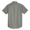 thumbnail image 6 of Yellow Rooster Mens Short Sleeve Superpro Twill Shirt Monument Grey XL, 6 of 6
