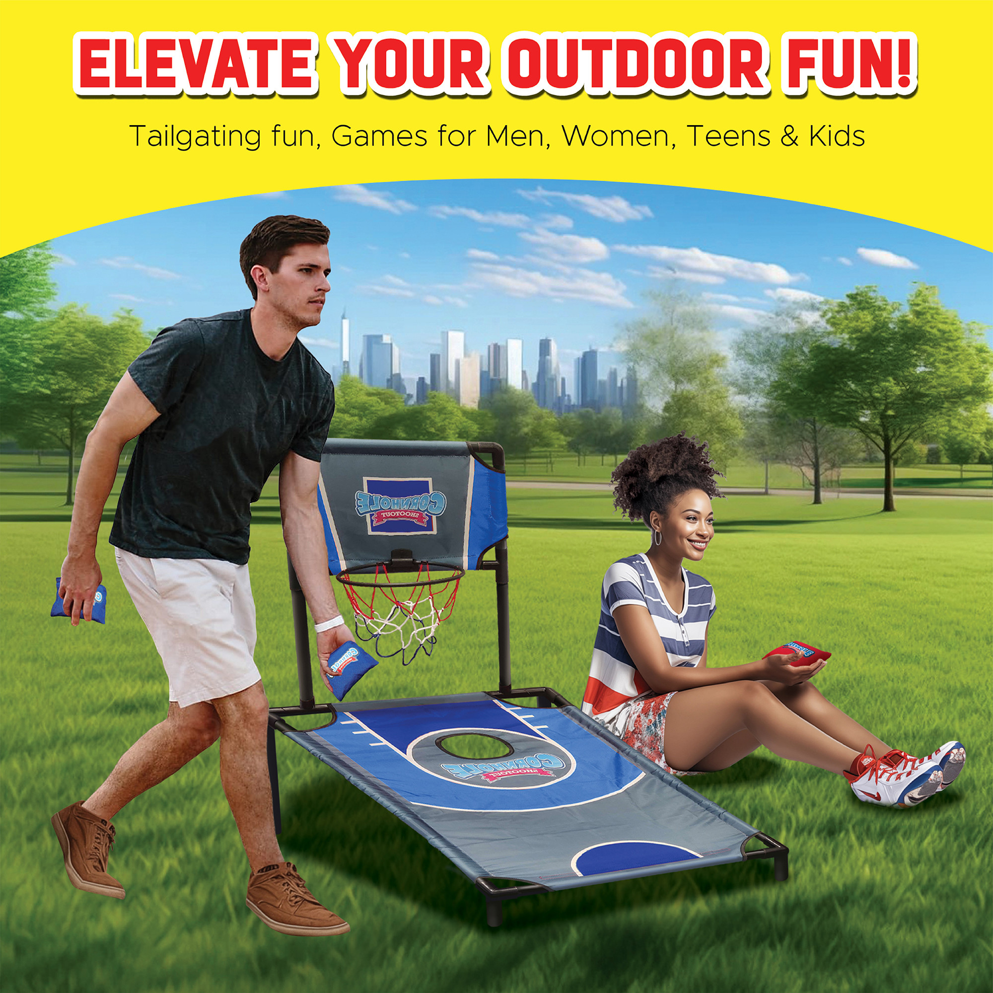 ABetter Design Cornhole Shootout 2-in-1 Game photo 7