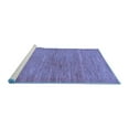 thumbnail image 2 of Ahgly Company Machine Washable Indoor Rectangle Abstract Blue Modern Area Rugs, 7' x 9', 2 of 4
