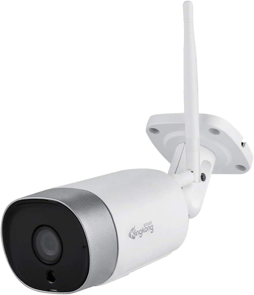 IP POE Security Camera Outdoor Indoor,KINGKONG SMART HD 1080P Video Surveillance IP Camera C4-2MP POE Onvif Camera with Audio,IR Night Vision,Motion Detection