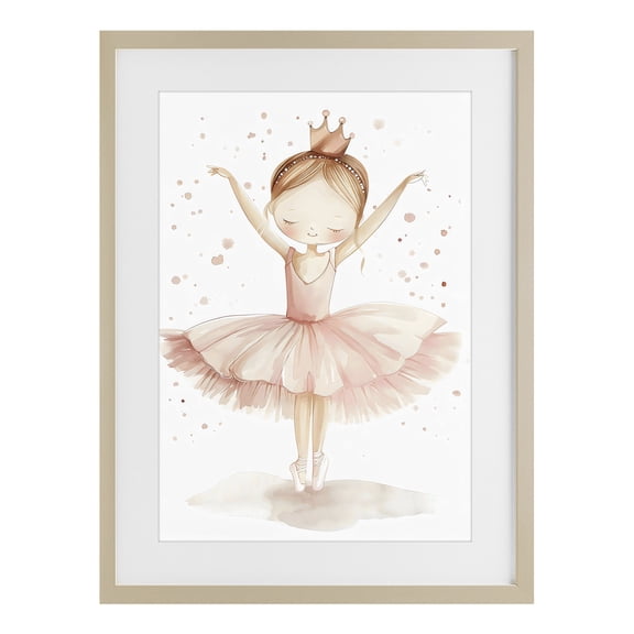 Stupell Industries Cottage Sweet Pink Tutu Birch Framed Print Under Glass, 17 x 23, by Creative Studio
