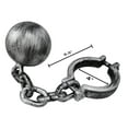 thumbnail image 6 of Nicky Bigs Novelties Adult Ball and Chain Leg Shackle Convict Prisoner Inmate Costume Accessory Prop, 6 of 6