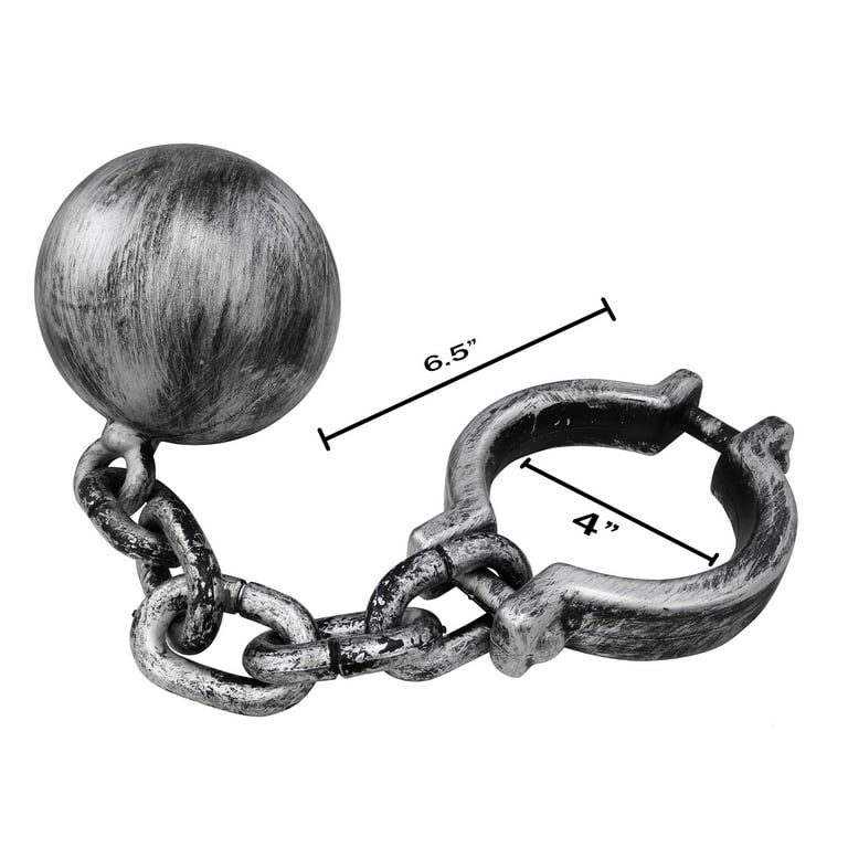 Ball & Chain Plastic Cops and Robbers Accessory Ball & Chain Plastic Cops and Robbers Accessory