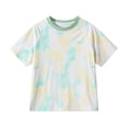 thumbnail image 1 of Zpanxa Boys Athletic Shirts Short Sleeve T Shirt Colorful Drying Top Color Blocked Refreshing Breathable Tee With Polyester 7-8 Years, 1 of 6