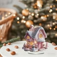 thumbnail image 4 of FastXmas 5.9 x 5.9 In Christmas Acrylic Decoration,Warming Castle.Moon.Snowman.Cottage Shape Acrylic Pendants Ornaments for Christmas Tree Decorations, Hanging Ornament for Window Xmass Tree Keychian, 4 of 6