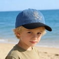 thumbnail image 2 of Gzbliryd Cute Summer Beach Sun Hat Adjustable Sun Hat Sprints Running Hat for Boys Sun Hats Beach Cap (Blue,2-8 Years), 2 of 5