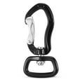 thumbnail image 1 of Yeacher Swivel Carabiner Clip 360° Rotatable Spinner Carabiner Small Wire-gate Carabiner Rotational Hammock Hanging Clip Hook, 1 of 7
