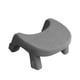 thumbnail image 5 of Almohada de lectura ergonómica y portátil, hecha de espuma viscoelástica suave con bolsillos de almacenamiento. Gris claro, 5 of 9