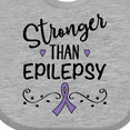 thumbnail image 4 of Inktastic Epilepsy Awareness Ribbon Support Walk Girls Baby Bib, 4 of 4