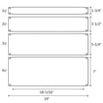 thumbnail image 2 of Espaciador de panel de montaje en rack en blanco con ventilación WSYW 4U para gabinete de servidor de red de 19", 2 of 8