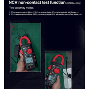 UNI-T Uni-trend Multimeter clamp meter UT206A+ clamp meter Clamp current meter Ammeter 1000V Voltmeter Voltage Frequency Professional Electrical Integrated Meter(UT206A+)