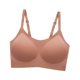 thumbnail image 4 of sin costuras para mujer sin aros Todos los días Niñas Correa ajustable transpirable cómodo Ropa interior para fiesta de marrón M Sunnimix Sujetador de mujer, 4 of 8