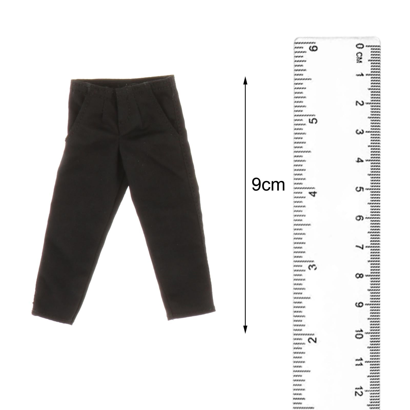 1/12 Male Doll Clothes Miniature Pants for 6 inch Action