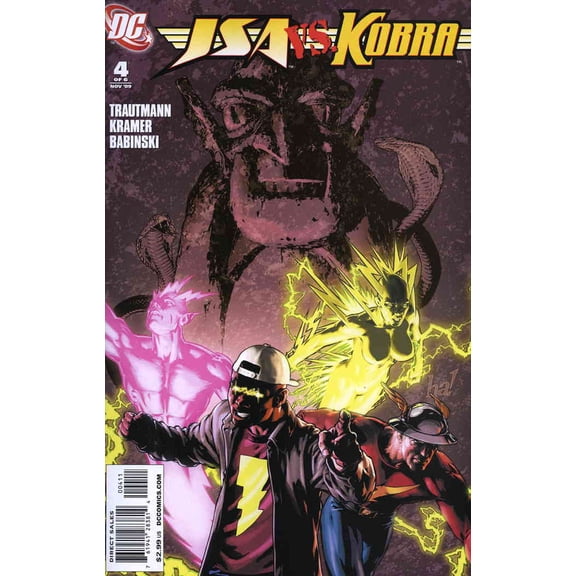 JSA vs. Kobra #4 VF ; DC Comic Book