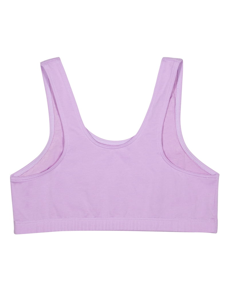 Wonder Nation Girls Cotton Bra, 2-Pack, Sizes S-XXL - Walmart.com
