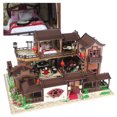 thumbnail image 4 of Kit De Montaje De Ciudad Antigua, Mini Juego De Muebles De Madera, Entrenamiento De Paciencia Inofensivo Para Entretenimiento De Ocio ANGGREK Ancient Building Assembly Model, 4 of 7
