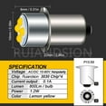 thumbnail image 2 of Ruiandsion P13.5S Bike Light LED Bulb 10-60V 800 LM Lemon Yellow Warm Light, Halogen Replacement for Outdoor Work Light Emergency Light,Pack-2, 2 of 7