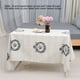 thumbnail image 5 of Mantel de algodón y lino para mesa de comedor, cocina, protector, decoración, 140 x 140 cm, 5 of 8