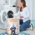 thumbnail image 4 of Watercolor Cane Corso Happy Birthday Celebration Balloons Gift Party Foldable Laundry Basket Italian Mastiff Dog Lover Gifts Idea Organizer Storage with Handles - 00028, 4 of 5