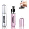 thumbnail image 1 of Botella de Perfume vacía de 5ml (2 uds.), Mini botella atomizadora de Perfume de viaje portátil recargable, botellas de Perfume para hombres y mujeres, 1 of 5