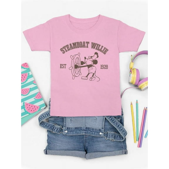 Steamboat 1928 Willie Whistling T-shirt Unisex's -SmartPrintsInk Designs