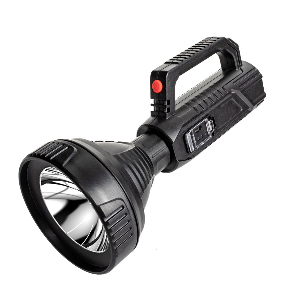LED Outdoor Fishing Spotlight USB Rechargeable Searchligt Flashlight Torch Light