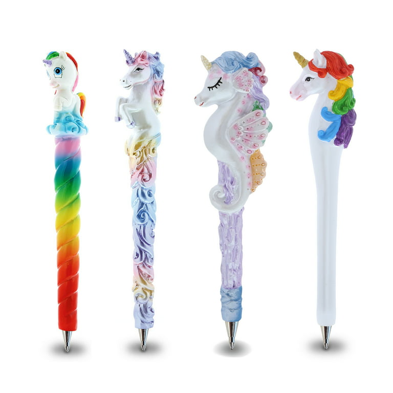 Planet Pens Bundle of Unicorns - Rainbow Horn, Magical Unicorn