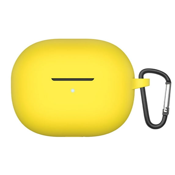 Flexible Anti Lost Accessories Candy Color Protective Case Soft Shell Bluetooth Earphone Liquid Silicone Cover YELLOW