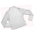 thumbnail image 2 of Blusa de encaje de manga larga Blanco Mediana, 2 of 2